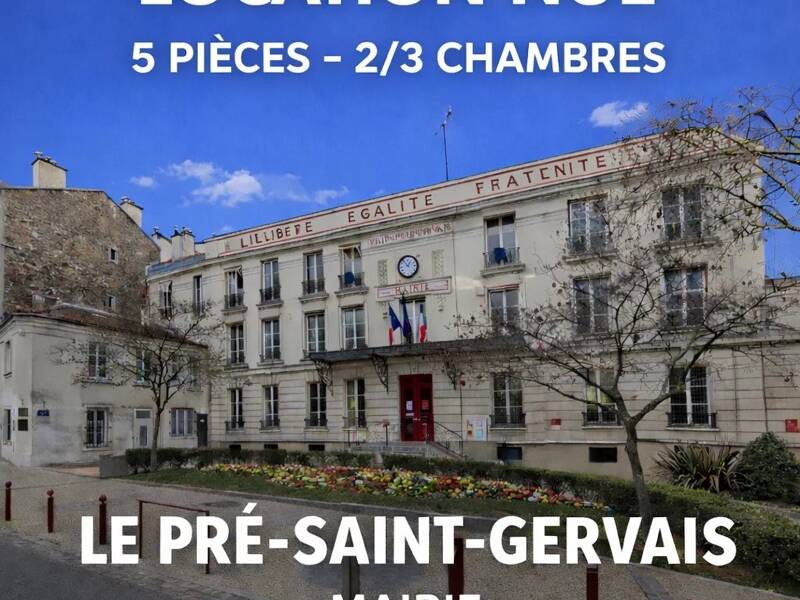 Maison à louer, 89m², LE PRE SAINT GERVAIS