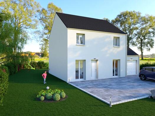 Terrain avec maison neuve à vendre 277 765 € 1 pièce 1 chambre 98,3 m² Fublaines 77470