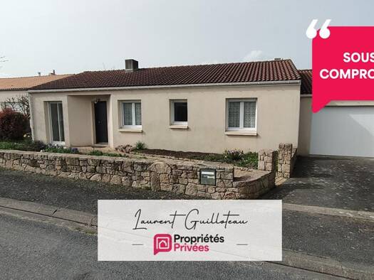 Maison de plain-pied à vendre 232 000 € 4 pièces 2 chambres 84 m² 660 m² de terrain Chanverrie 85130