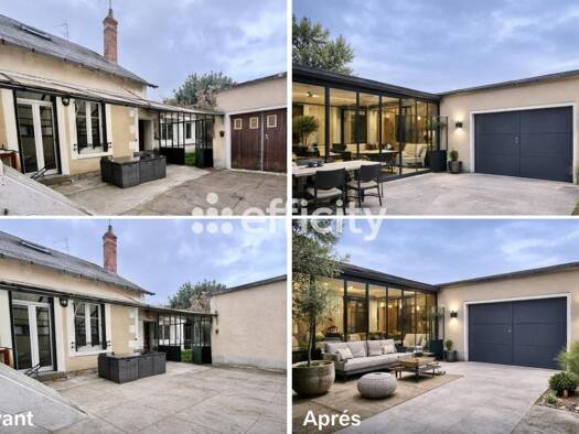 Maison de ville à vendre 196 000 € 4 pièces 2 chambres 100 m² 195 m² de terrain Gionne Bourges 18000