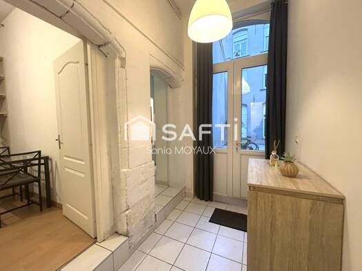 Appartement à vendre 75 000 € 3 pièces 1 chambre 28 m² RDC/2 Centre-Neuf Bourg-Quesnoy-Delsaux-Musée-Cannoniers-Gare Valenciennes 59300