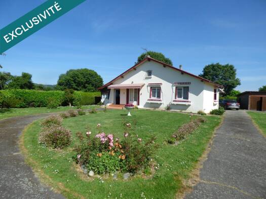 Maison de plain-pied à vendre 149 000 € 5 pièces 2 chambres 100 m² 1 450 m² de terrain Maubourguet 65700