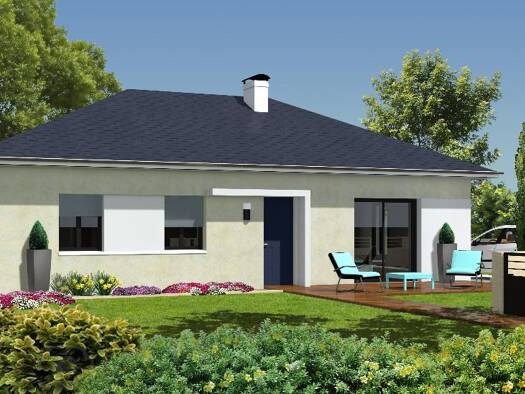 Terrain avec maison neuve à vendre 208 000 € 4 pièces 3 chambres 85 m² 680 m² de terrain Monein 64360