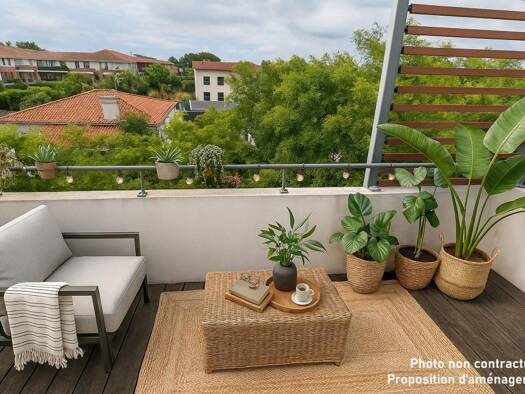 Appartement à vendre 118 000 € 2 pièces 1 chambre 40 m² Étage 2/2 Agora Cugnaux 31270
