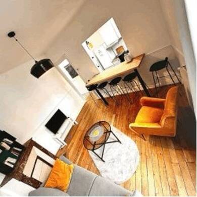 Appartement à louer 1 199 € 2 pièces 2 chambres 42 m² Étage 2/3 Beauté Baltard-Le Port Nogent-sur-Marne 94130