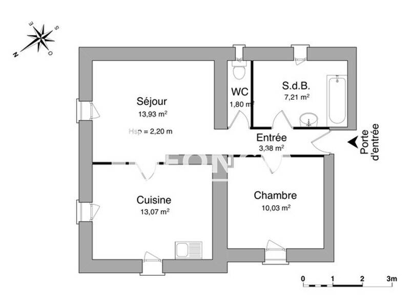 Maison à louer, 49m², TREVOUX