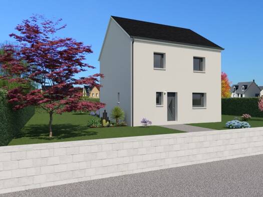 Terrain avec maison neuve à vendre 201 500 € 5 pièces 3 chambres 104 m² 962 m² de terrain Huchenneville 80132