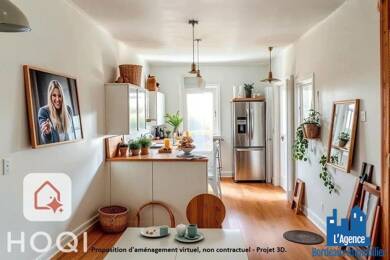 Appartement à vendre 159 000 € 2 pièces 1 chambre 43 m² 1 étages Bordeaux 33800
