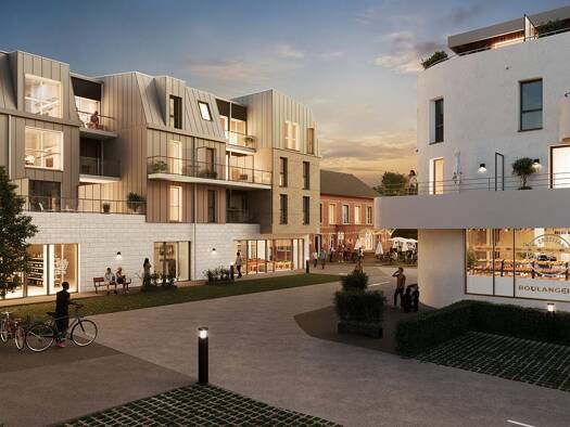 Appartement à vendre - neuf 239 000 € 2 pièces 3 chambres 41 m² Étage 3/3 La Breteque Bois-Guillaume 76230