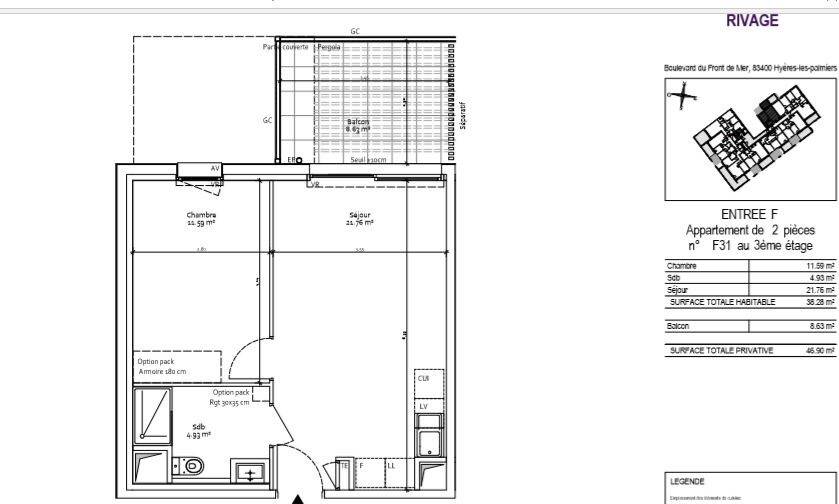 Maison à louer, 38m², HYERES
