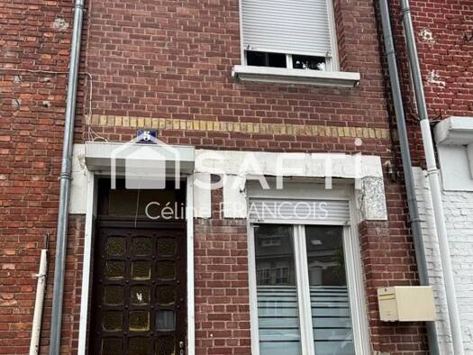 Maison de ville à vendre 55 000 € 3 pièces 1 chambre 57 m² 47 m² de terrain L'Orgibet-République Péronne 80200