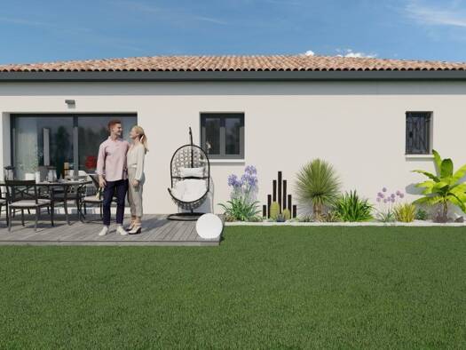 Terrain avec maison neuve à vendre 254 000 € 4 pièces 3 chambres 90 m² 747 m² de terrain Montchenu 26350