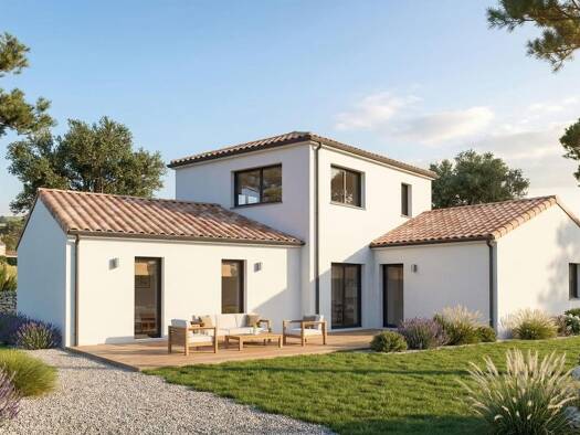 Terrain avec maison neuve à vendre 531 725 € 5 pièces 4 chambres 130 m² 791 m² de terrain Benon 17170