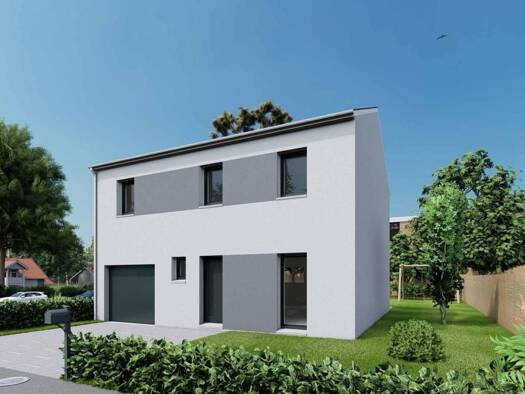 Terrain avec maison neuve à vendre 370 700 € 4 chambres 110 m² 434 m² de terrain La Seille-Rive Gauche Marly 57155