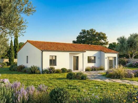 Terrain avec maison neuve à vendre 189 000 € 4 pièces 3 chambres 81 m² 1 500 m² de terrain Saint-Médard-de-Mussidan 24400