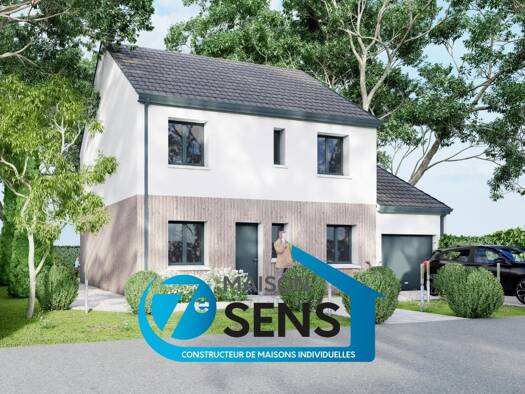 Terrain avec maison neuve à vendre 221 510 € 5 pièces 4 chambres 108 m² 460 m² de terrain Jouy 28300