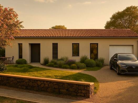 Terrain avec maison neuve à vendre 244 000 € 4 pièces 3 chambres 85 m² 500 m² de terrain Villars-les-Dombes 01330