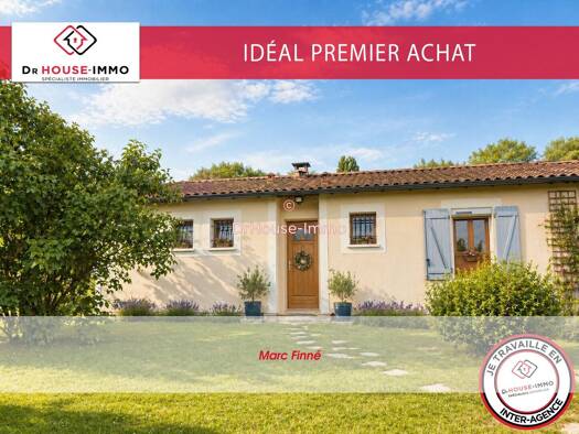 Maison de plain-pied à vendre 139 500 € 3 pièces 1 chambre 77 m² 1 015 m² de terrain Coutures 24320