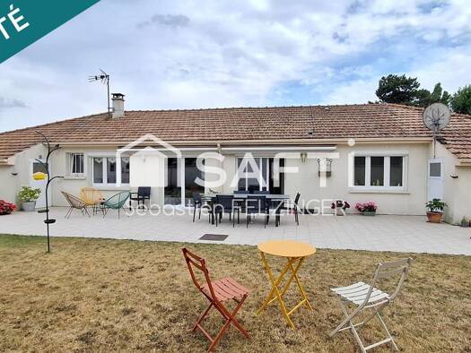 Maison à vendre 217 900 € 6 pièces 4 chambres 140 m² 1 309 m² de terrain Montreuil-La Neuville-Marquette Laon 02000