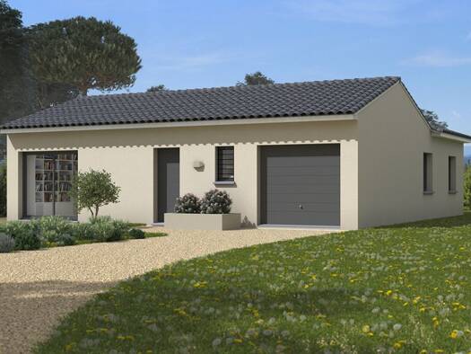 Terrain avec maison neuve à vendre 313 615 € 4 pièces 3 chambres 90 m² 1 300 m² de terrain Gagnac-sur-Garonne 31150