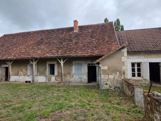 Maison à vendre 76 000 € 3 pièces 2 chambres 59 m² 5 287 m² de terrain Bossay sur Claise 37290