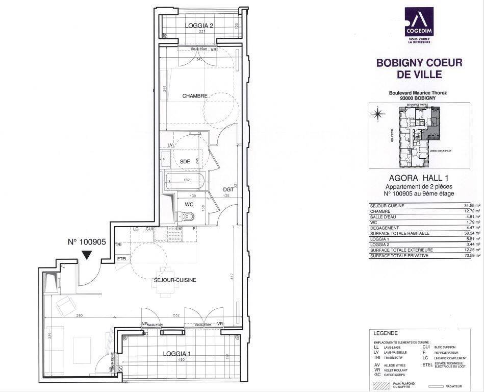 Maison à louer, 56m², BOBIGNY