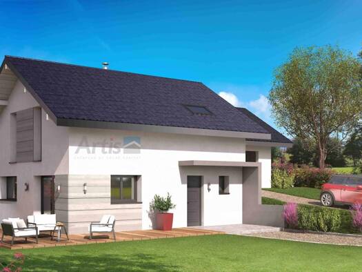 Terrain avec maison neuve à vendre 854 000 € 5 pièces 3 chambres 98 m² 900 m² de terrain Epagny Metz-Tessy 74370