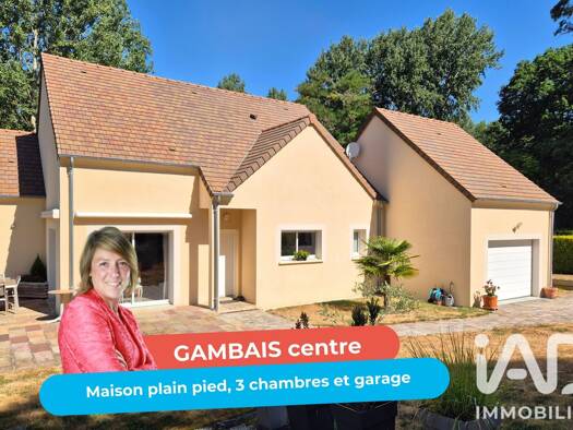 Maison de plain-pied à vendre 572 500 € 5 pièces 3 chambres 145 m² 1 000 m² de terrain Gambais 78950
