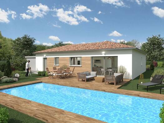 Terrain avec maison neuve à vendre 449 500 € 4 pièces 3 chambres 103 m² 525 m² de terrain Alleins 13980
