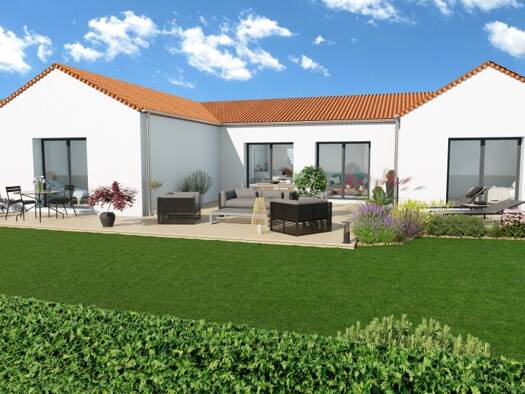 Terrain avec maison neuve à vendre 450 100 € 5 pièces 4 chambres 137 m² 550 m² de terrain Saint-Père-en-Retz 44320
