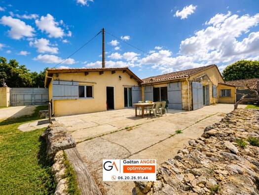 Maison de plain-pied à vendre 299 000 € 8 pièces 4 chambres 184 m² 2 664 m² de terrain Créon 33670