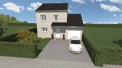 Terrain avec maison neuve à vendre 319 000 € Fleury 57420