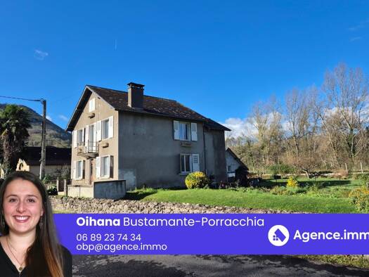 Maison à vendre 115 000 € 6 pièces 4 chambres 133 m² 900 m² de terrain Tardets-Sorholus 64470
