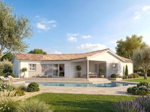 Terrain avec maison neuve à vendre 519 000 € 4 pièces 3 chambres 114 m² 1 800 m² de terrain Audenge 33980