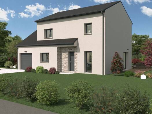 Terrain avec maison neuve à vendre 242 000 € 3 pièces 2 chambres 69 m² 287 m² de terrain Pleugueneuc 35720