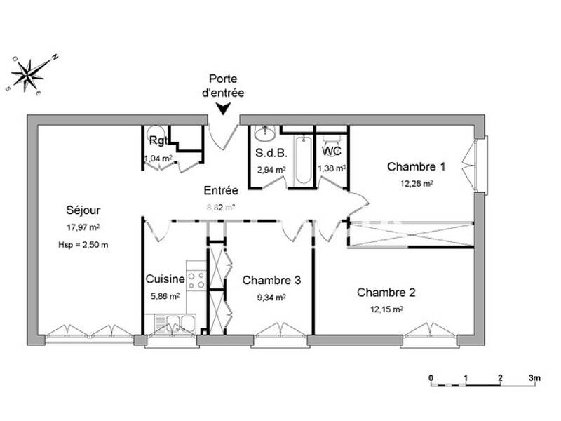 Maison à louer, 70m², MANTES LA JOLIE