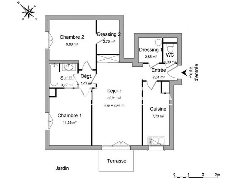 Maison à louer, 64m², PONTOISE