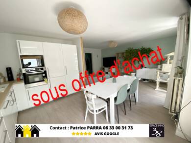 Appartement à vendre 220 000 € 3 pièces 2 chambres 65 m² Étage 1/4 Sud Gieres 38610