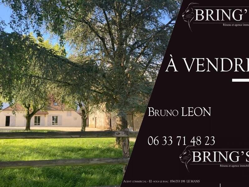 Maison à vendre, 161m², SAINT COSME EN VAIRAIS