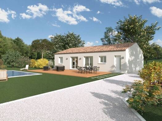 Terrain avec maison neuve à vendre 334 600 € 5 pièces 4 chambres 110 m² 500 m² de terrain Galargues 34160