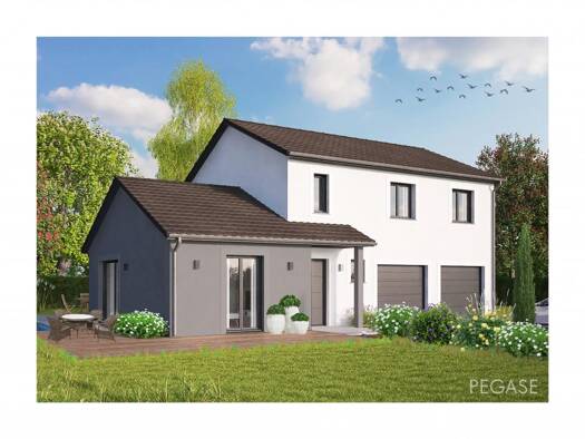 Terrain avec maison neuve à vendre 349 000 € 5 pièces 3 chambres 120 m² 600 m² de terrain Morfontaine 54920