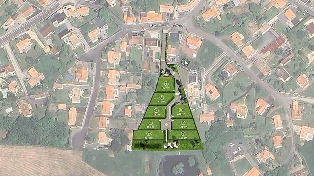 Terrain viabilisé à vendre 130 000 € 360 m² de terrain Campagne La Chevrolière 44118