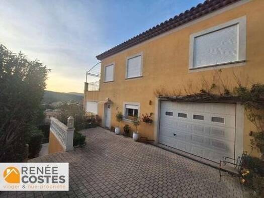 Maison en viager occupé Bouquet 338 500 € 7 pièces 3 chambres 263 m² 250 m² de terrain Nartelle-Noyer-Bellevue-bd des Sardinaux Ste Maxime 83120