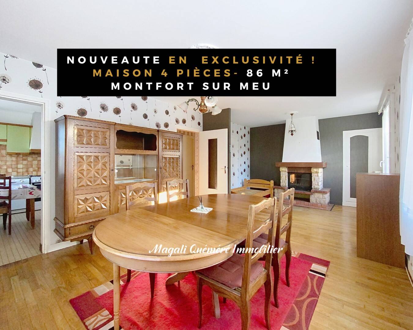 Maison à vendre, 86m², MONTFORT SUR MEU