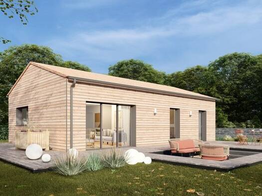 Terrain avec maison neuve à vendre 285 590 € 5 pièces 3 chambres 79 m² 360 m² de terrain La Haie-Fouassière 44690