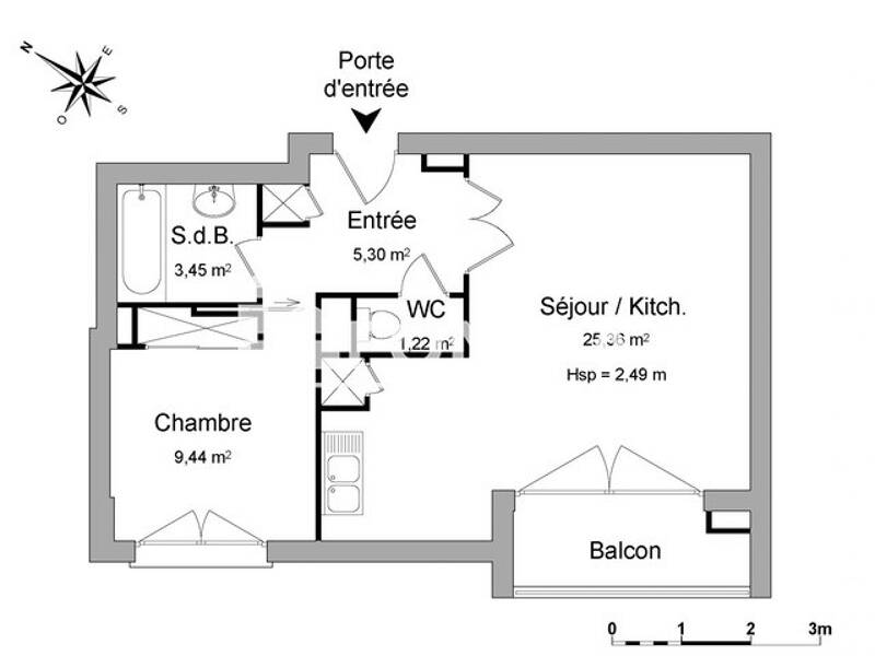 Maison à louer, 45m², LOOS