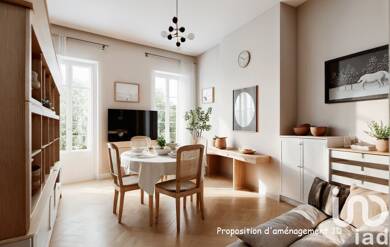 Appartement à vendre 110 000 € 3 pièces 2 chambres 58 m² Dernier étage, Étage 3/3 La Blancarde Marseille 4ème 13004