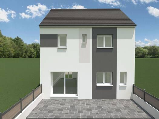 Terrain constructible viabilisé à vendre 149 500 € 380 m² de terrain Maulette 78550