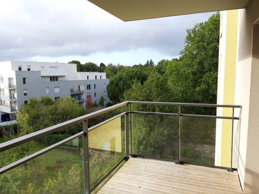 Appartement à louer 765 € 3 pièces 2 chambres 58 m² 3ème étage La Boissière - Chauvinière - Santos Dumont Nantes 44300