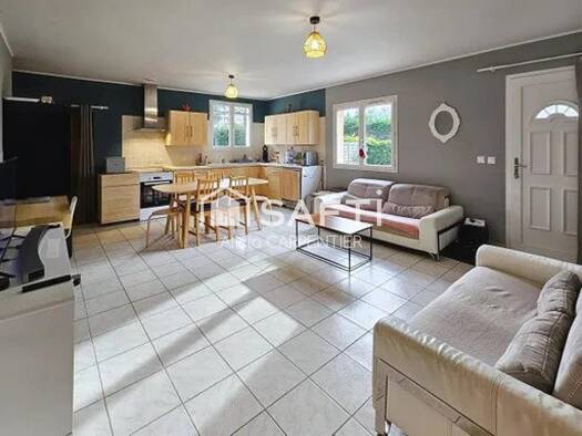 Maison de plain-pied à vendre 280 000 € 4 pièces 3 chambres 80 m² 450 m² de terrain Saint-Aubin-de-Médoc 33160